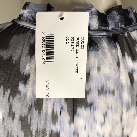 Intermix Exclusive Abstract June LS Printed Maxi Dress - Picture 9 of 10